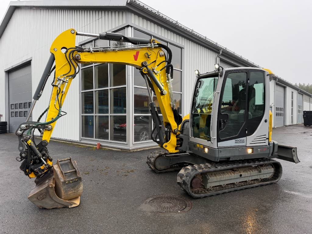 Pelle sur chenilles Wacker Neuson ET65 knäckbom rotortilt redskap Steg V motor — occasion 2021, 2 895 h
