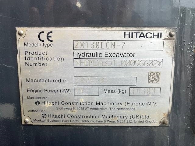 Hitachi ZX 130 LCN-7 /Metsäalusta ,900mm laput ,Tukisukset kuva 24