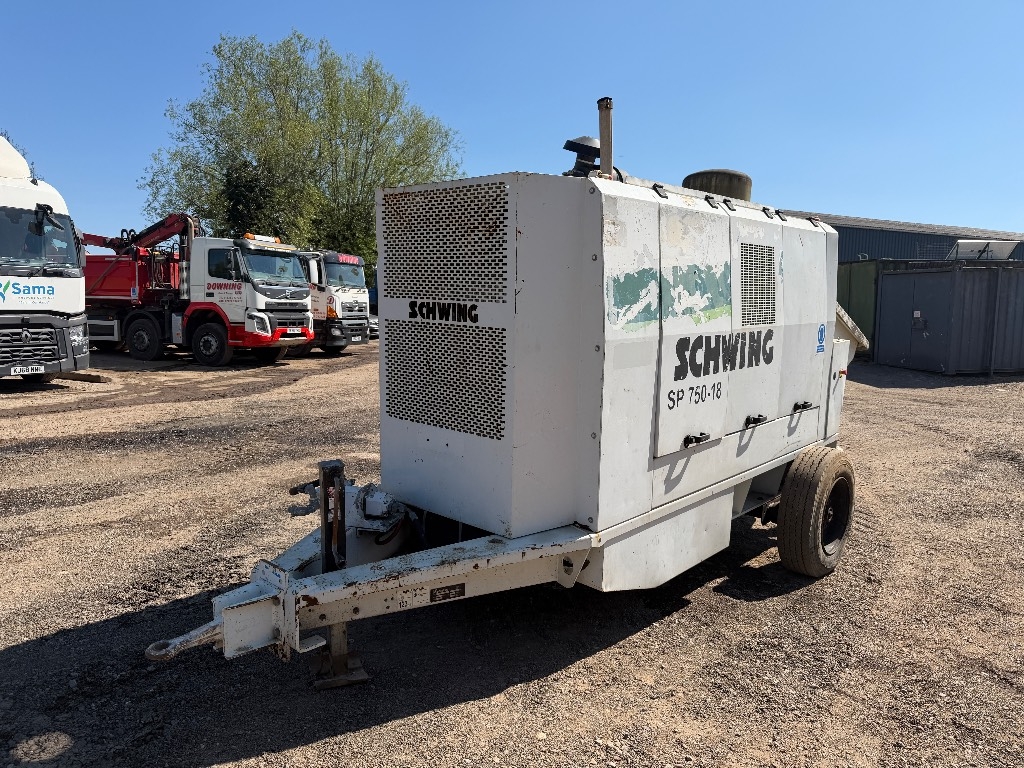 Camion pompe à béton Schwing SP750-18D — occasion 2019, 3 500 h