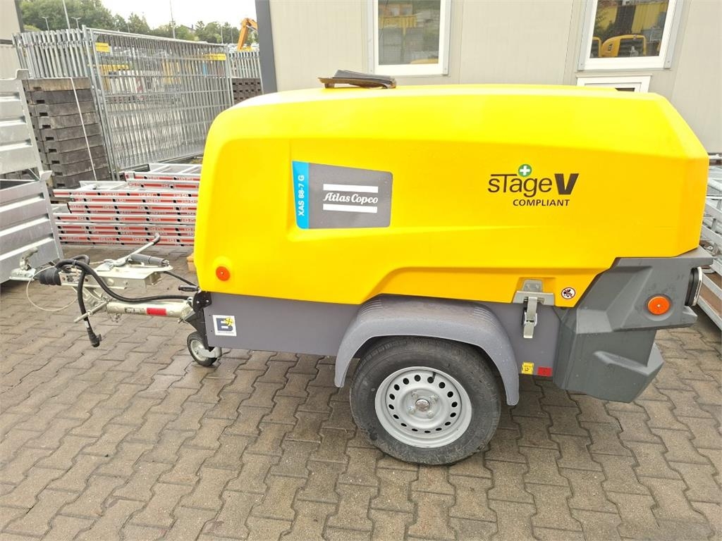 Compresseur Atlas Copco AtlasCopco Kompressor XAS88-7G 9KVA — occasion 2024, 51 h
