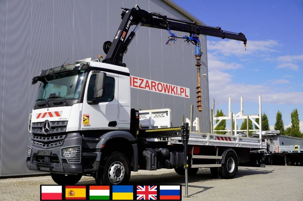 Mercedes-Benz Arocs 1833 4x2 / 60 tho. km! / HIAB X-HIPRO 192 ES