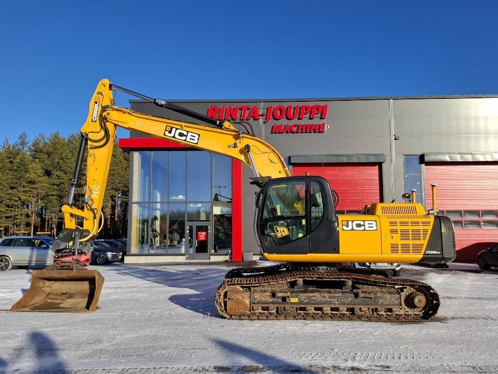JCB JS 260 LC / Pyörittäjä, Kauha, Rasvari, Lämmitin