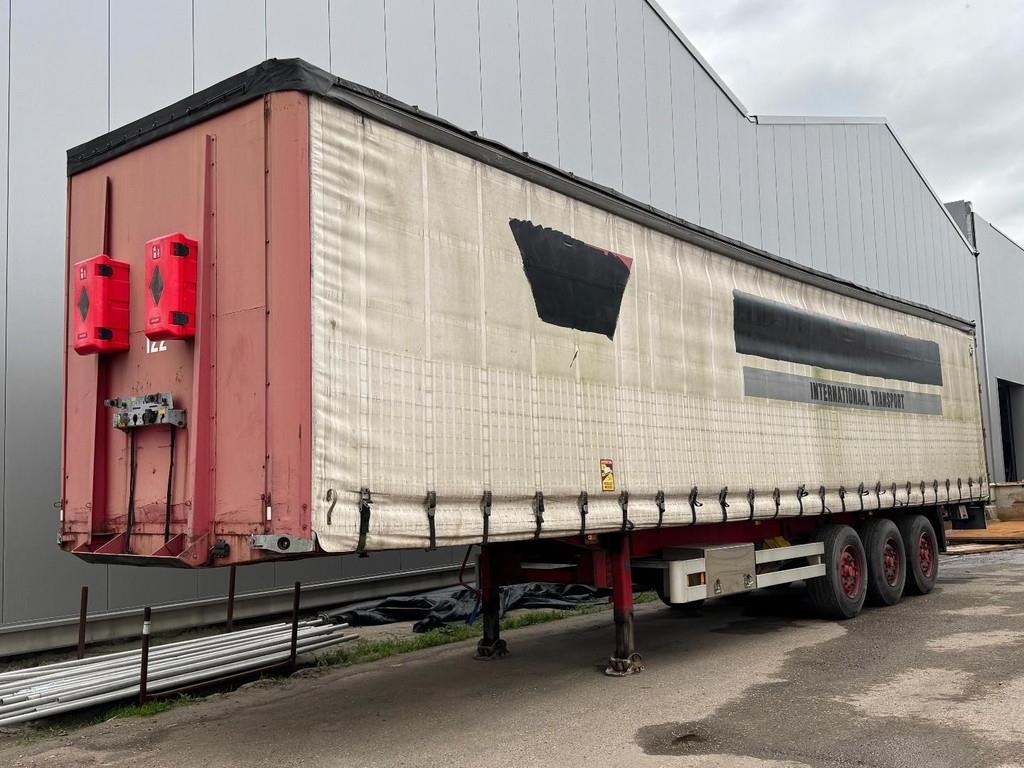 Semi-remorque PLSC Van Hool 3B2014 3 AXLE BPW + SLIDING ROOF — occasion 2004