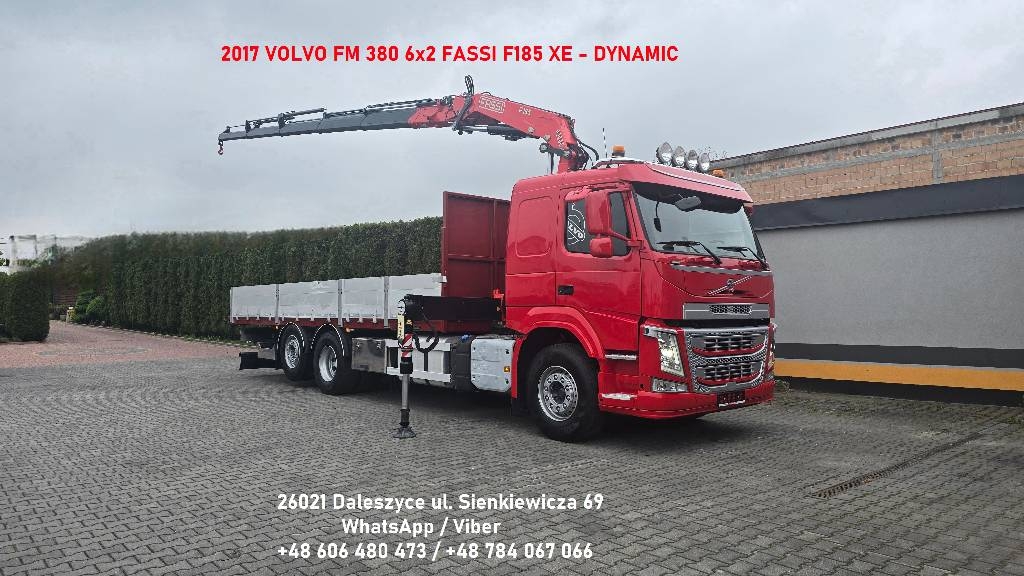 Volvo FM 380 6x2 CRANE FASSI F185