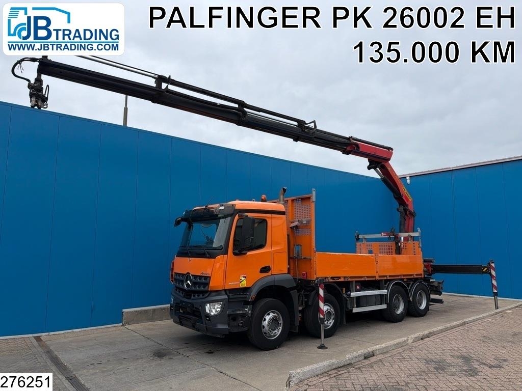 Mercedes-Benz Actros 2636 8x4, EURO 6, Palfinger, PTO