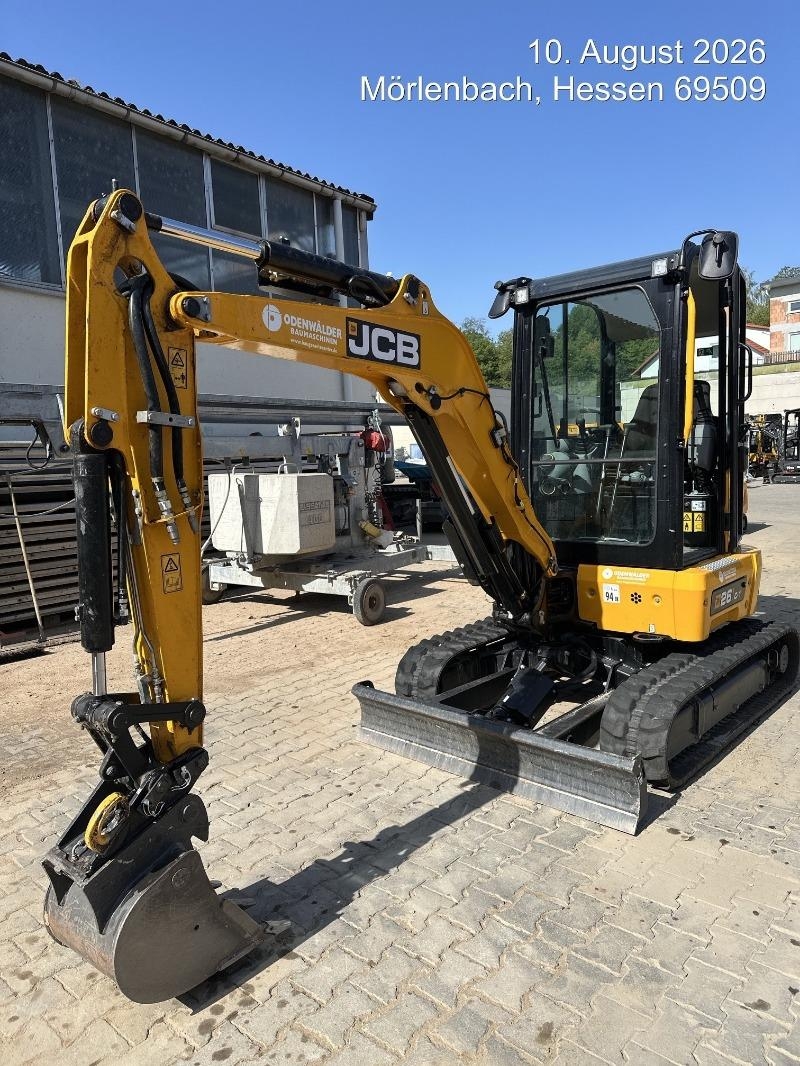 Mini-pelle JCB 26C-1 inkl. HS03 Schnellwechsler — occasion 2025, 145 h
