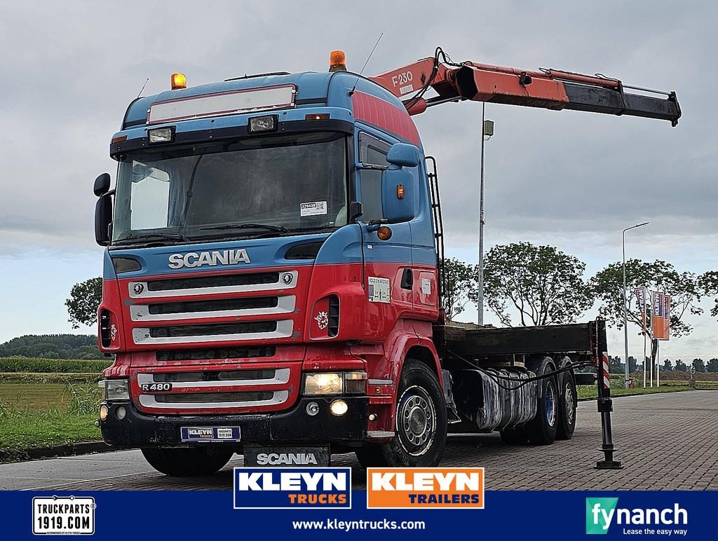 Scania R480 6X2 MANUAL CRANE
