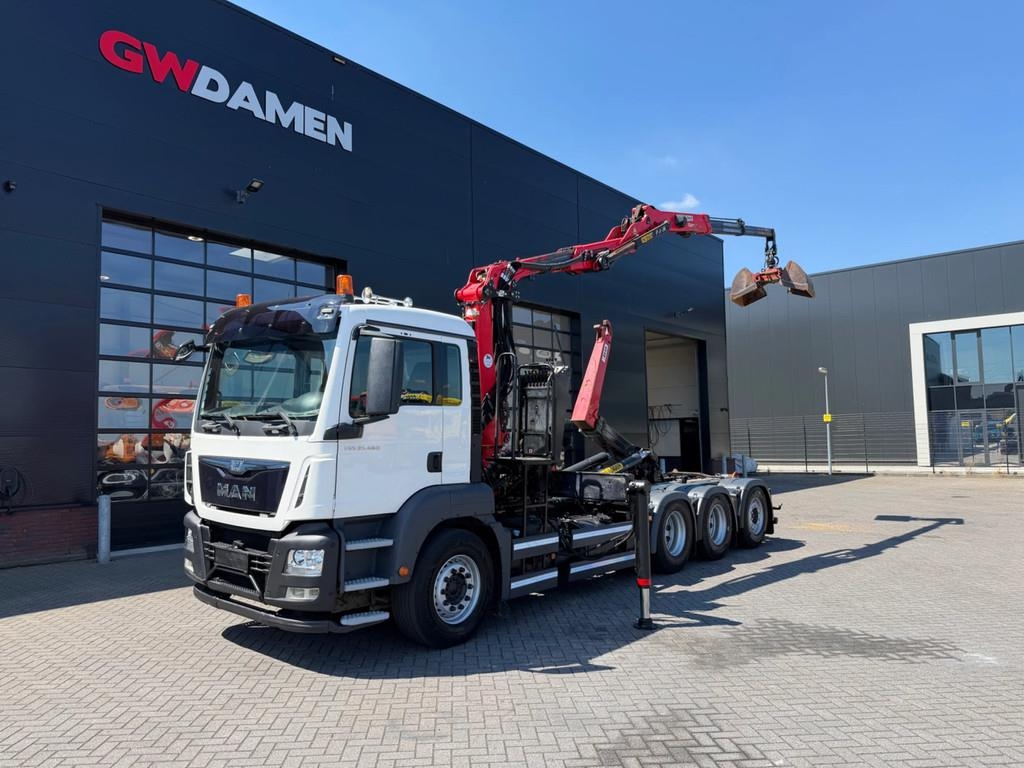 MAN TGS 35.460 8x4 Haaksysteem / Z kraan Euro 6