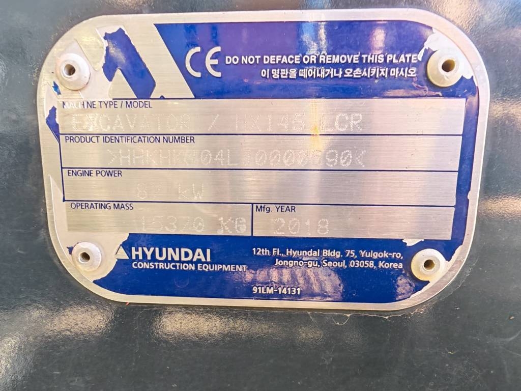 Hyundai HX 145 LCR / Myyty, Sold kuva 11