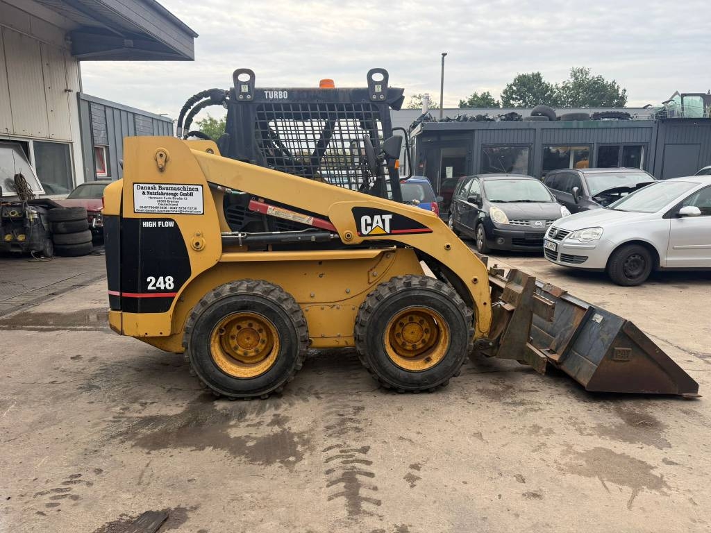 Chargeuse compacte Caterpillar 248B**Bj 2002*Bh 595 !!**Turbo*Bucket+forks — occasion 2002, 595 h