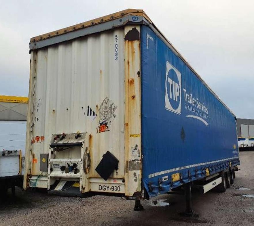 Krone Trailer Curtainsider Lifting + Sliding Roof Mega