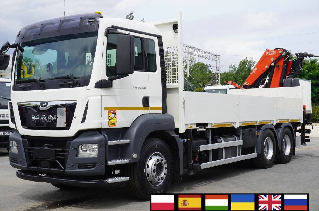 MAN TGS 26.420 6x4 / Fassi F215A.2.24 / remote control