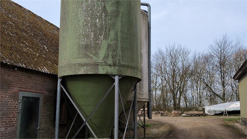 Flex 40m3 glasfibersilo uden indblæsningsrør