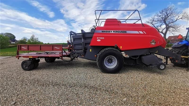 Massey Ferguson 2190 m/parkland vogn 36000 baller - høstklar