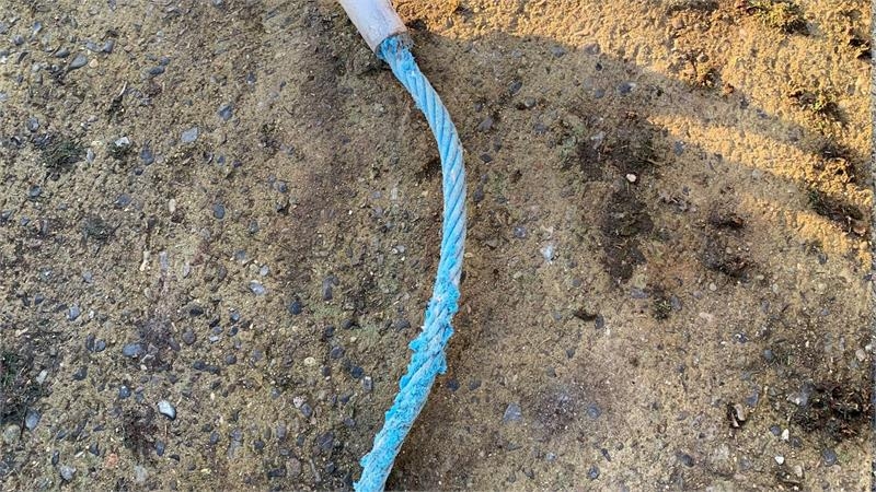 Trækwire, længde ca. 20,00 meter, Ø 22 mm