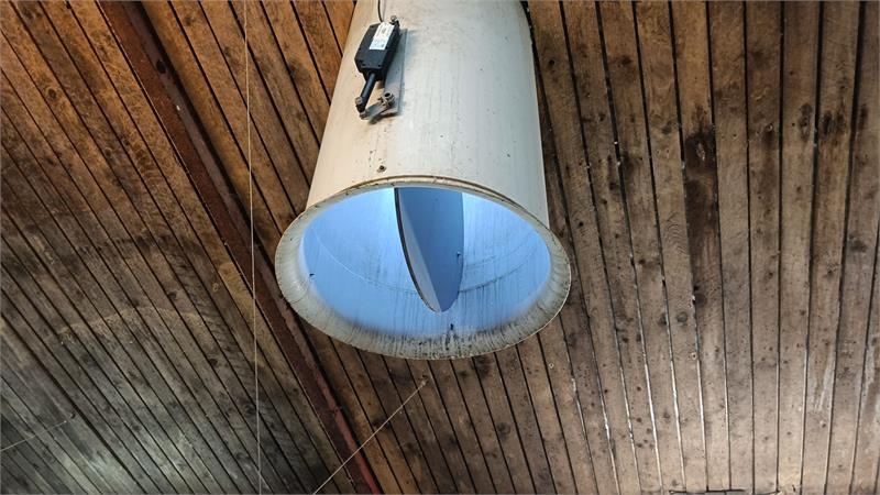 Ventilations rør, ventilations motor og styring 4