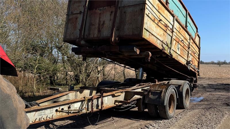 Wirehejsvogn med container