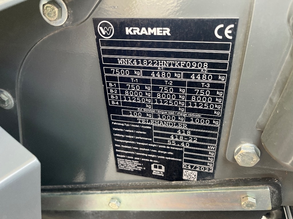 Kramer 2706 / 2 叉车货叉、2 个铲斗、篮子 kuva 9