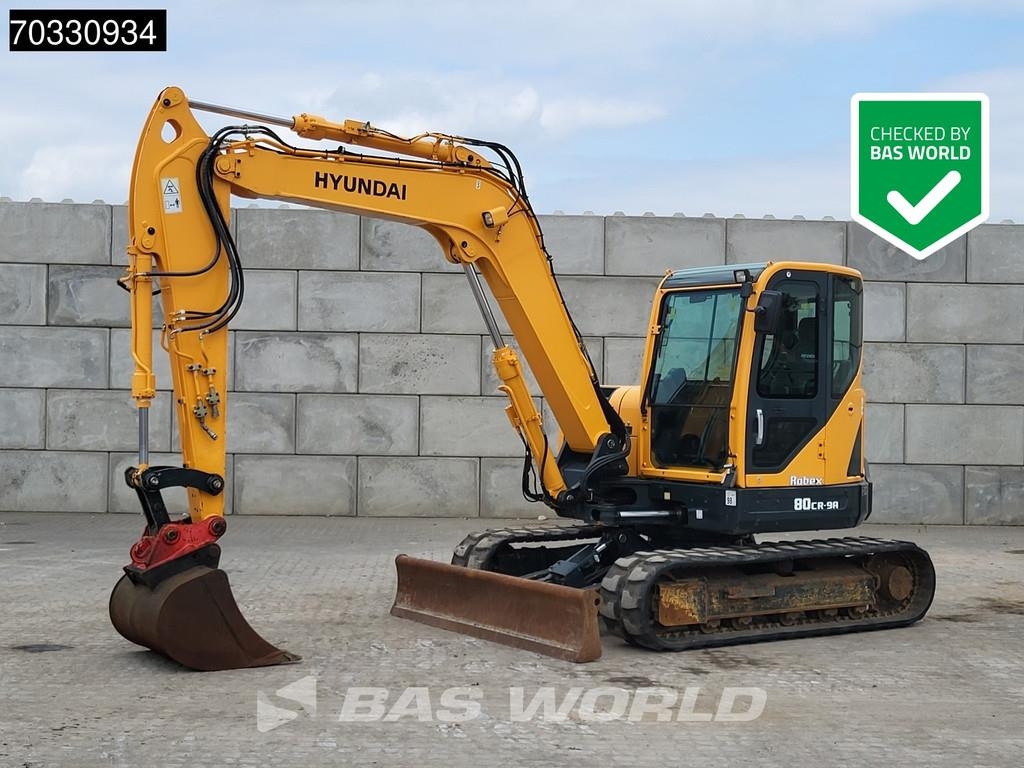 Mini-pelle Hyundai R80 CR-9A — occasion 2018, 1 920 h