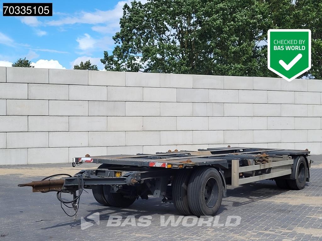 Remorque porte-conteneur Bulthuis ASGA 06 2 axles Steering Axle — occasion 2000