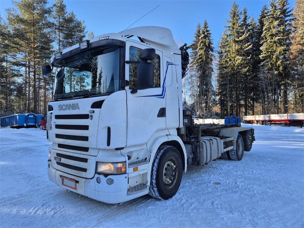 Camion plateau grue Scania R420 — occasion 2007