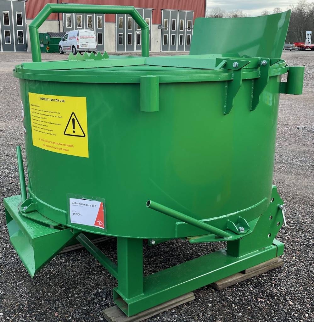 Möre Betongblandare 800L Hydraulisk drift