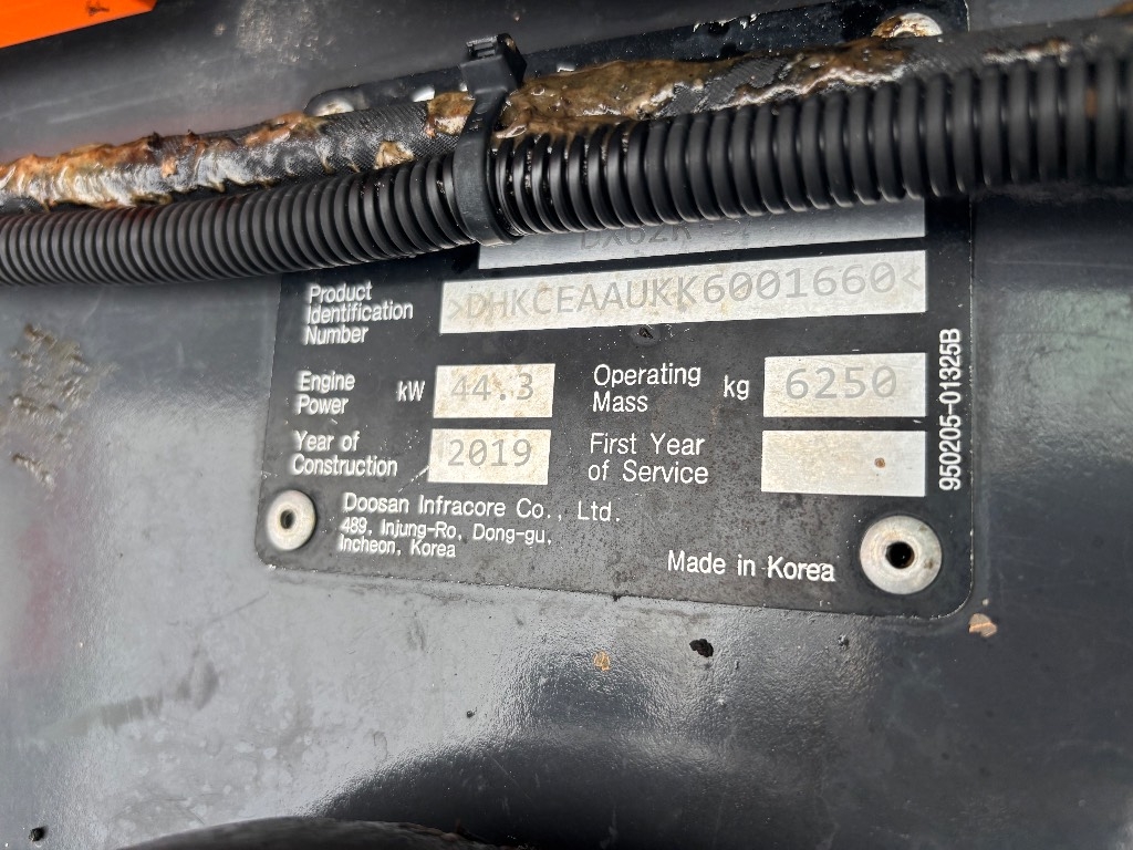 Doosan DX 62 R / Myyty, Sold kuva 9