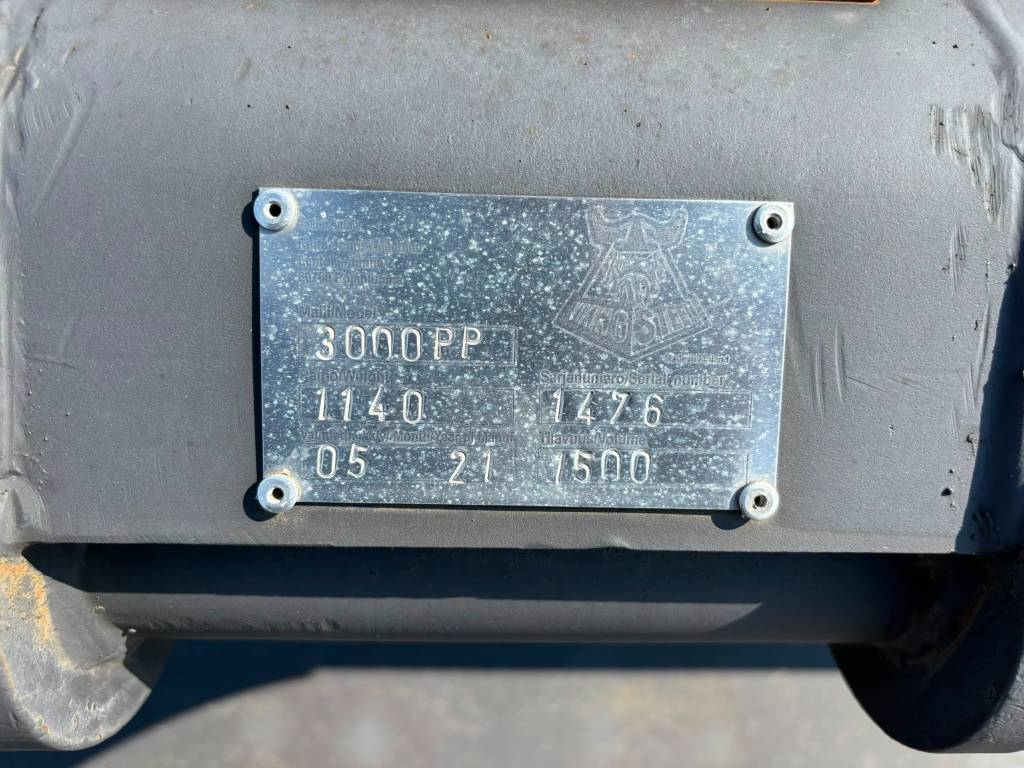 Vikingsteel Tasauskauha PP 3000mm  / 1500L NTP10 kuva 5