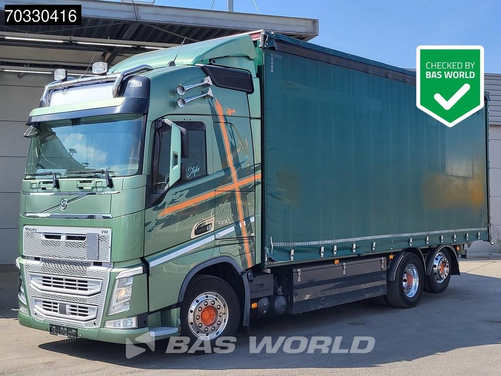 Volvo FH 500 FH 6X2 Curtainsider Forklift preparation Li