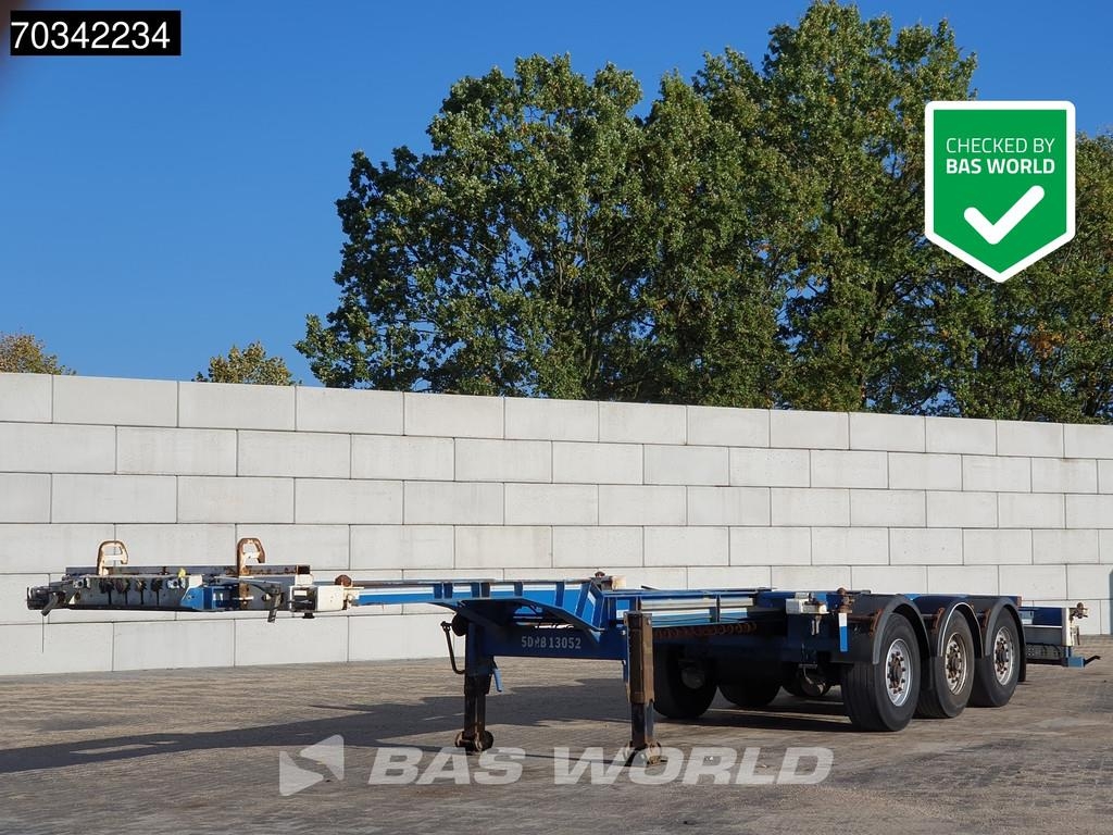 Semi-remorque porte-conteneur Renders - Has 3 axles Liftachse Mutl 45ft — occasion 2015