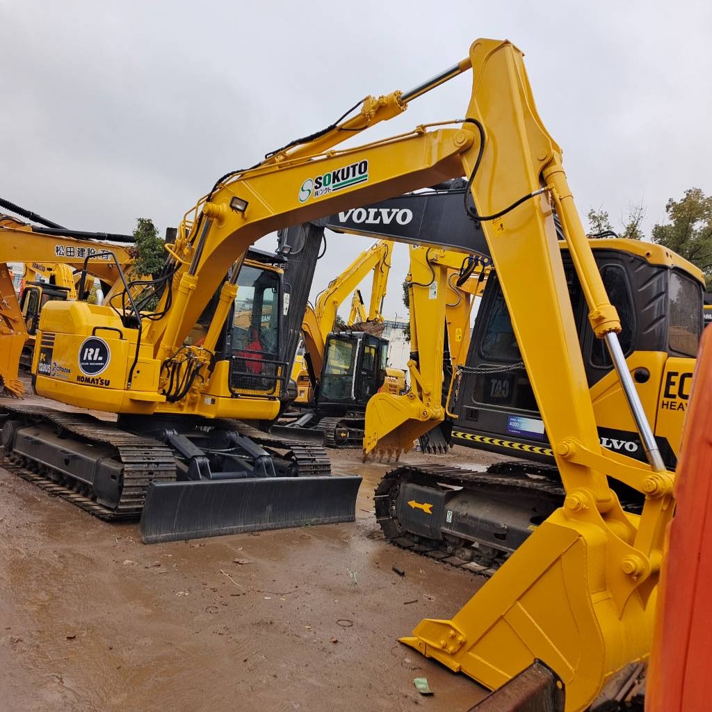 Komatsu PC 128 3000 units excavators in stock