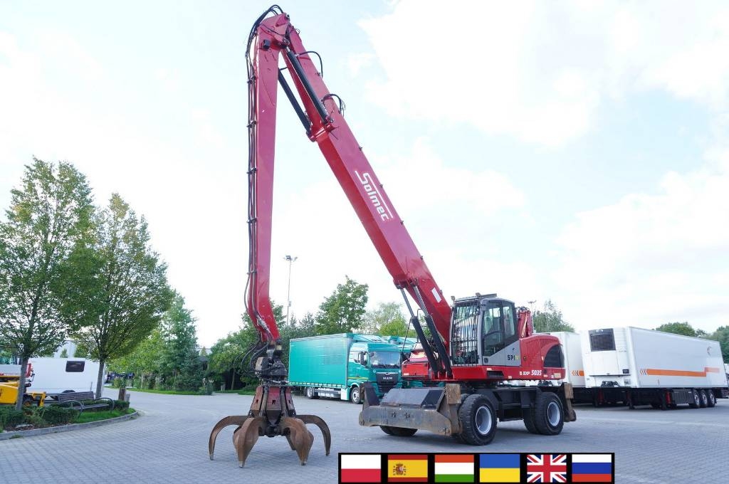 Solmec Exp 5035 material handler / 6000 MTH / 37t