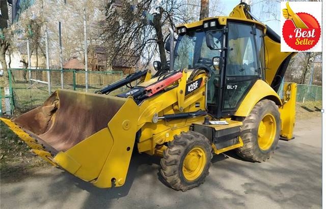 Tractopelle Caterpillar 428 F — occasion 2021, 2 213 h