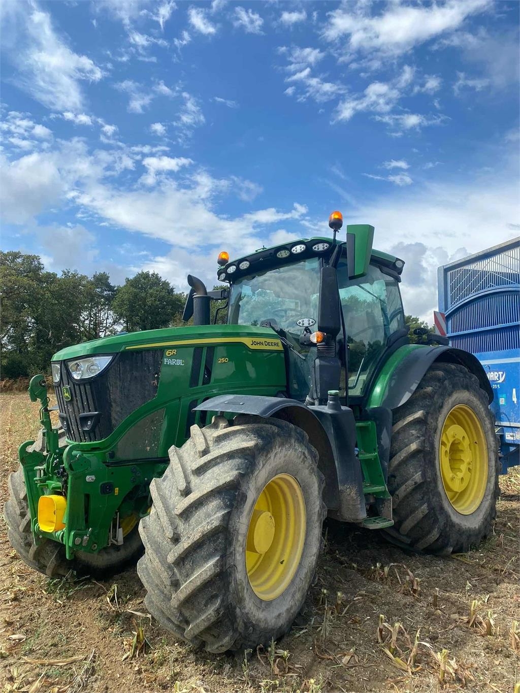Tracteur agricole John Deere 6R 250 — occasion 2025, 1 800 h