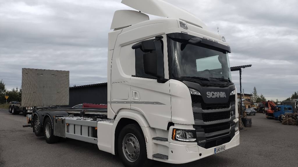 Scania G450 piako-konttilaite+pl-nostin