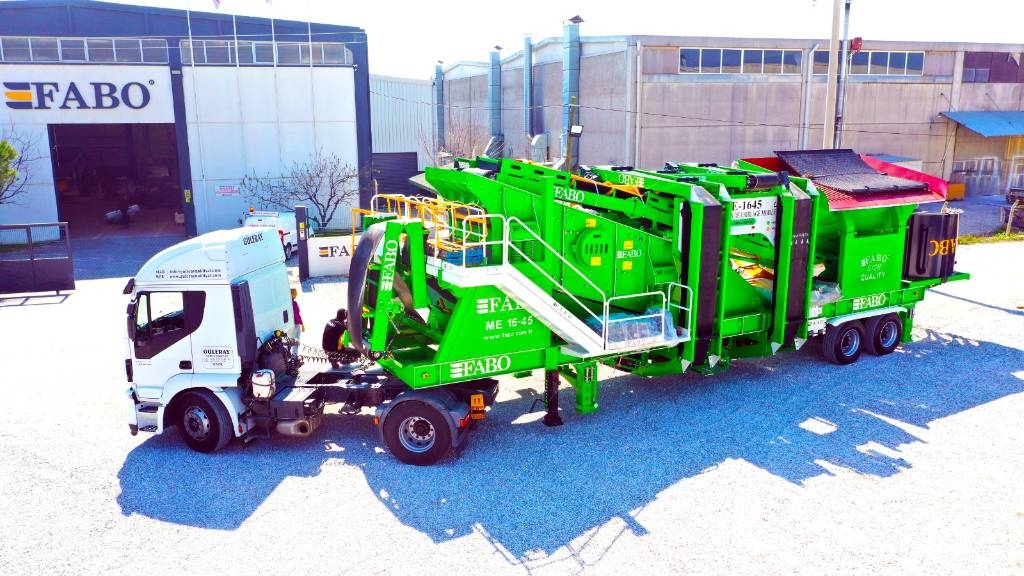 Fabo ME 1645 SERIES INSTALLATION DE CRIBLAGE DE SABLE