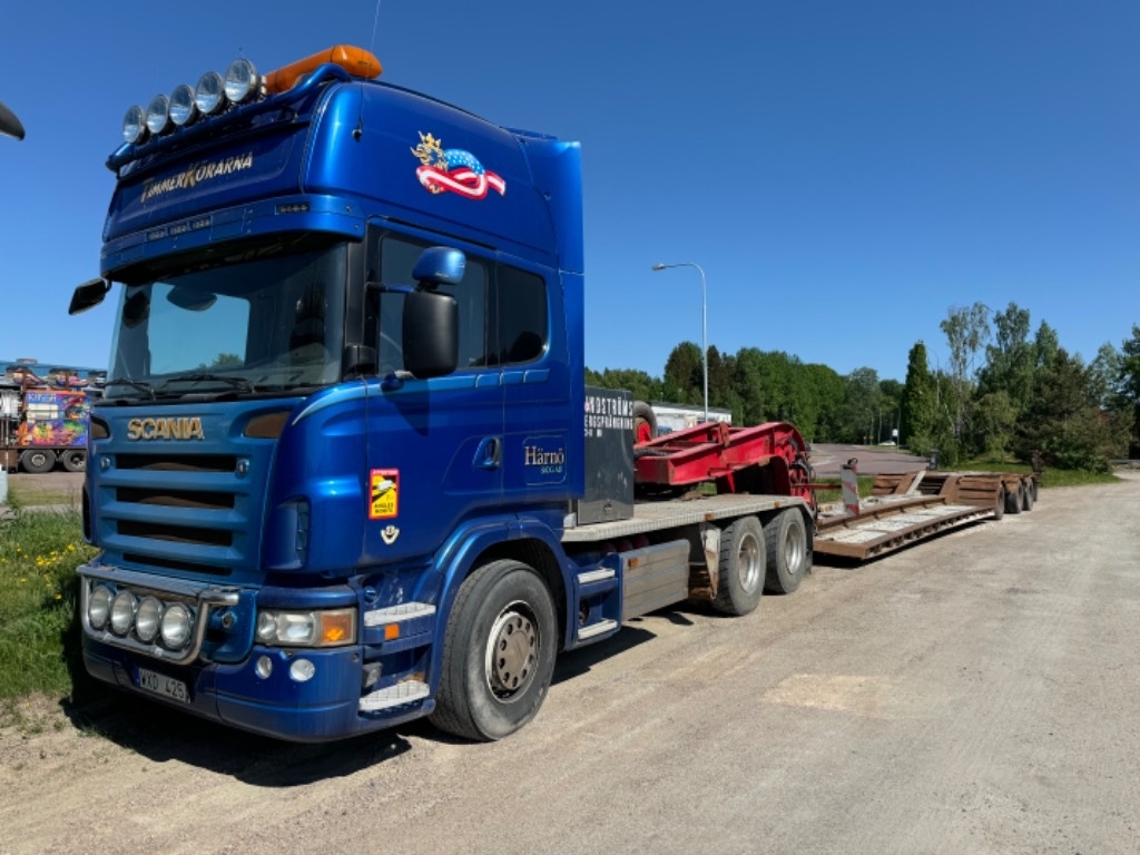 Scania R 580 maskintrailer