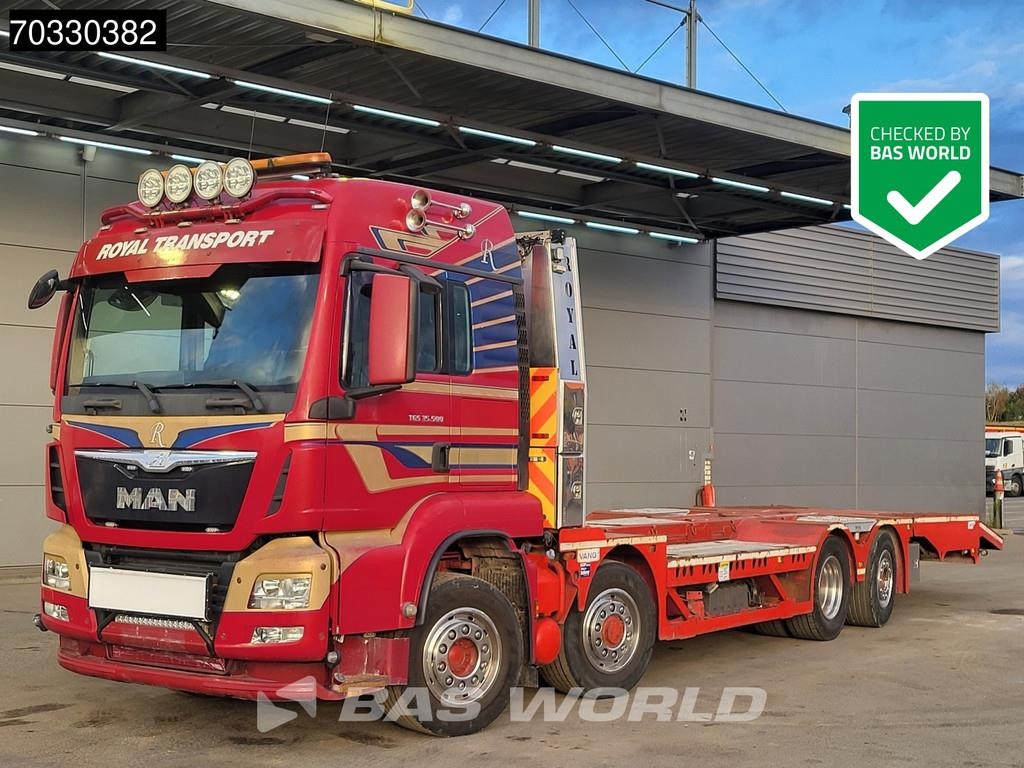 MAN TGS 35.480 8X4 Machine transporter Lift+steering a