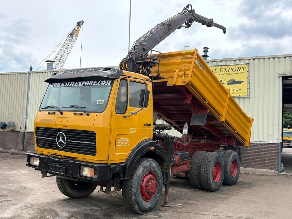 Mercedes-Benz SK 2628 Kipper + Crane 6x6 V8 Big Axle's Manual Ge