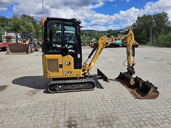CAT 301,8, Kun 522 timer, Leveres med ny årskontroll