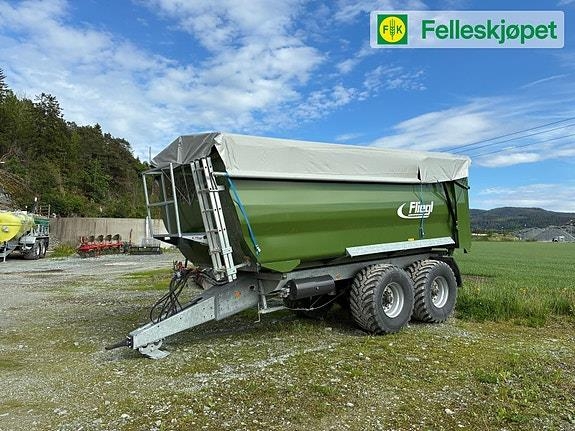 Fliegl TMK190N Traktorhenger 27m3, meget hel og pen!