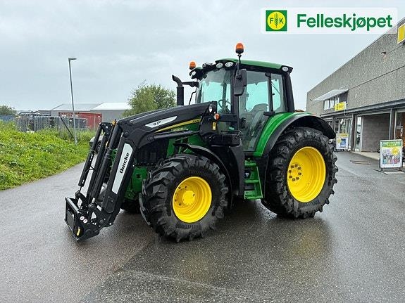 John Deere 6120M Autopower, fronthyd,front pto, Ålø Laster
