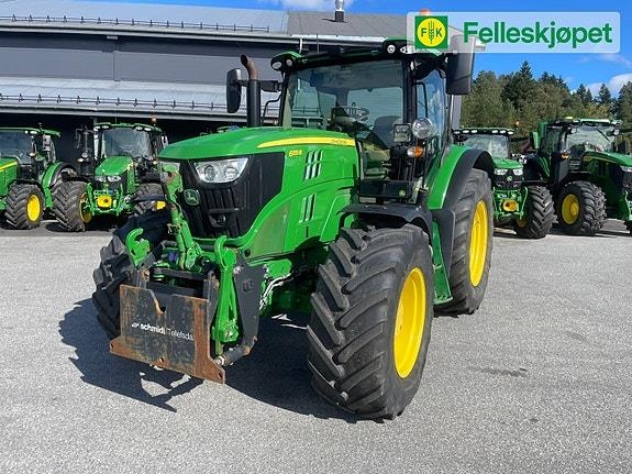 Tracteur agricole John Deere 6155R 50 KM Command Pro, auto, trac ready++ — occasion 2022, 5 296 h