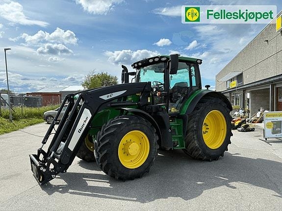 John Deere 6R185 CommandPRO Ålø Laster
