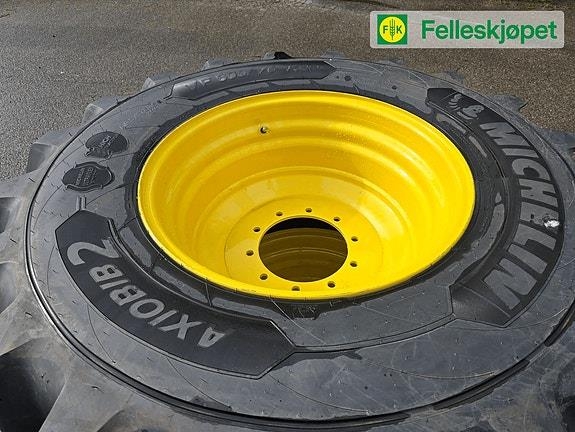 John Deere Hjul par: Michelin Axiobib 2 600/70R30 Gul DW21B