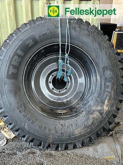 John Deere Hjul par: Nokian TRI 2 540/80R38 Fakspro sort