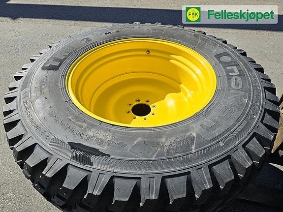 John Deere Hjul par: Nokian TRI 2 480/80 34 gul