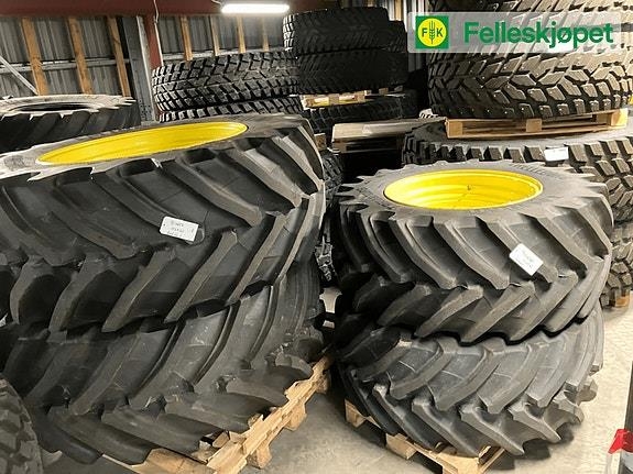John Deere Hjul par: Trelleborg tm1060 710/60 42 GKN Gul 600