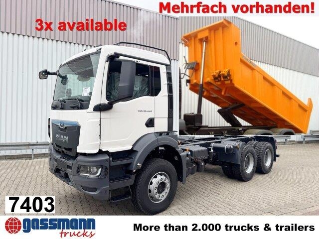 MAN TGS 33.440 BB 6x4, Stahlmulde 11m³