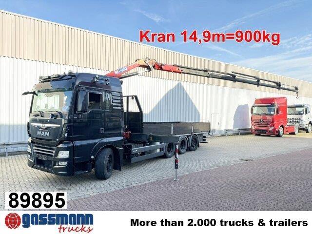 MAN TGX 35.460 8X4-4 BL, Kran HMF 1920-K5, Funk,
